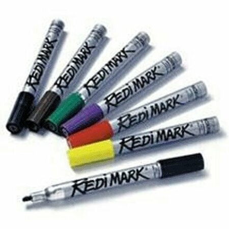 DIXON TICONDEROGA Markers Red Redimark Felt 87110